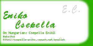 eniko csepella business card